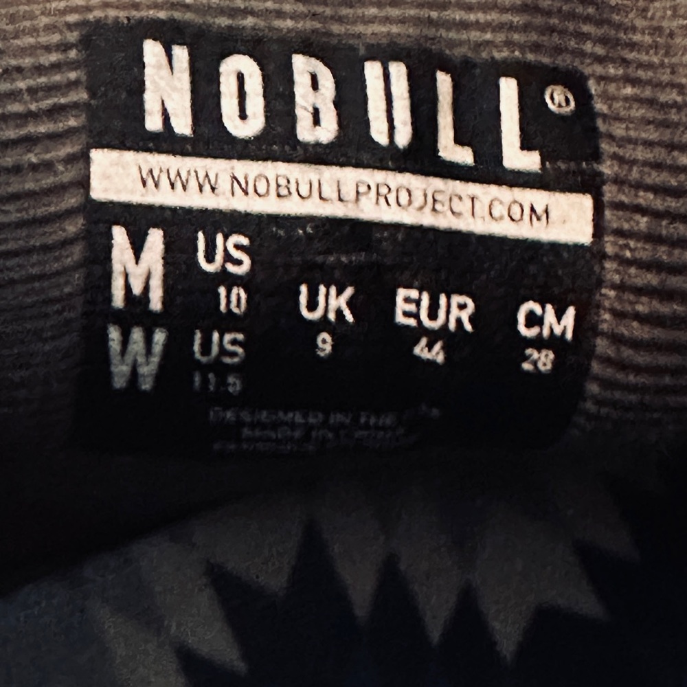 Nobull Project Dark Grey Blue Patchwork Size 10 M… - image 5